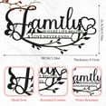 thumbnail image 3 of Inteprter Familia donde la vida comienza, el amor nunca termina, letrero con palabras, decoración de pared, añade encanto al hogar, hierro Decoración del hogar, 3 of 6