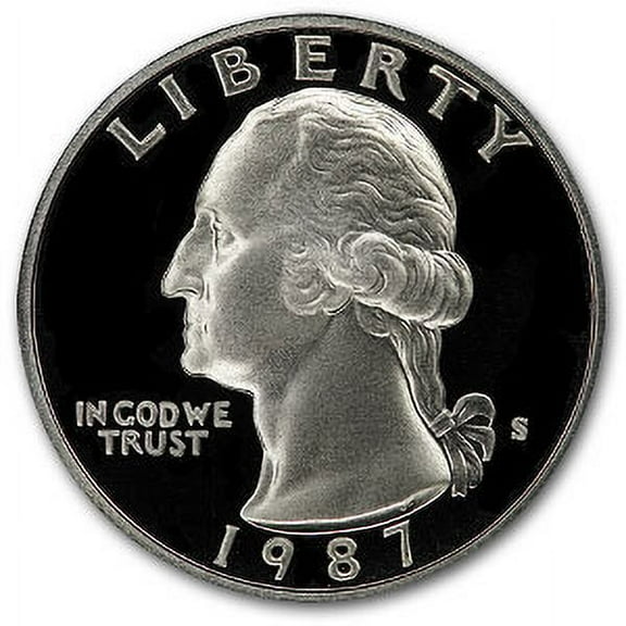 1987-S Washington Quarter Gem Proof
