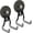 V1 PRO 2.59" Medium L Gray 2PC, variant on Upgraded Heavy Duty Hooks, Large Hooks for Power Drill,Garden Tools, Hose,Pegboard,Garage,Workshop,2 Pack Storage Hooks for Indoor Outdoor (Gray)