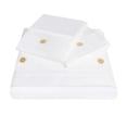 thumbnail image 2 of Superior Gina Organic Cotton Duvet Cover Set, King/California King, White, 2 of 9