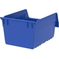 thumbnail image 2 of Akro-Mils 30080 Plastic Nesting ShelfMax Storage Bin Box, (12-Inch x 8-Inch x 6-Inch), Blue, 8-Pack, 2 of 6