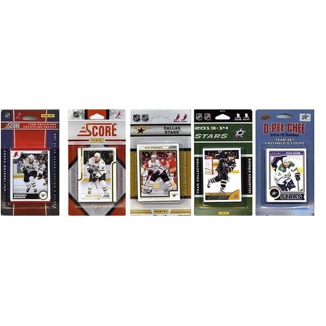 CandICollectables STARS514TS NHL Dallas Stars 5 Different Licensed Trading Card Team Sets