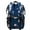 Blue, variant on Fashion Printed Mother Bag USB Rechargeable Mother And Baby Bag Diaper Backpack,Pink