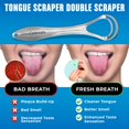 Basic Concepts Tongue Scraper with Case, Reusable Dual Head Metal