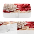 thumbnail image 4 of Flower Jewelry Organizer Box: PU Leather, with Removable Compartment, Portable - Jewelry Box and Organizer Box, 4 of 6