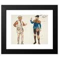 thumbnail image 2 of Edwin Austin Abbey 14x12 Black Modern Framed Museum Art Print Titled - Two Men, Costume Sketch for Henry Irving's Planned Production of King Richard Ii, 2 of 5