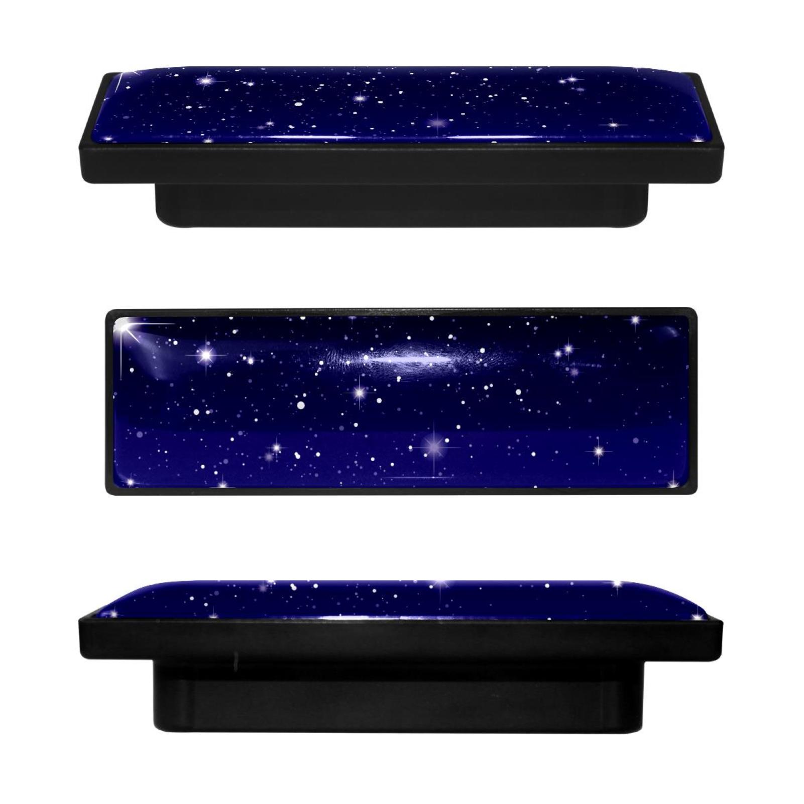 4 Pcs Rectangle Handle Cupboard Knob Drawer Pulls Handle Starry