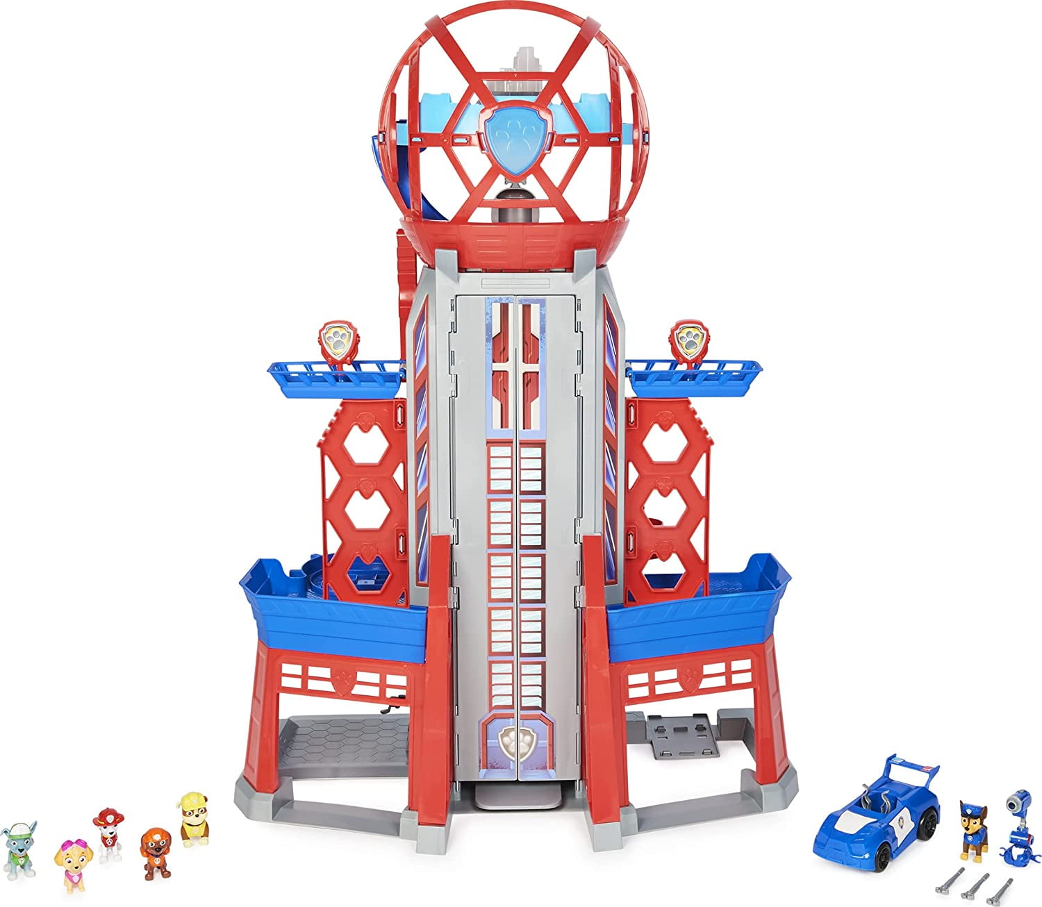 gallon sejr roterende Paw Patrol, Movie Ultimate City 3ft. Tall Transforming Tower with 6 Action  Figures, Toy Car, Lights and Sounds, Kids Toys for Ages 3 and up -  Walmart.com
