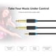thumbnail image 4 of VENTION Cable de audio de 3.5mm a doble de 6.5mm, con conector macho AUX de 3.5mm a divisor de 6.35mm, con interruptor de banda sonora izquierda y derecha para amplificador de teléfono, altavoz, 4 of 6