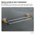 thumbnail image 3 of 1Pc Bathroom Towel Rack Wall-Mounted Towel Bar Household Storage Shelf, 3 of 8