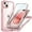 Pink, variant on Allytech Magsafe Compaitble Phone Case for Apple iPhone 15 with Screen Protector, Long-Lasting Clear TPU Full Body Shockproof Anti-Yellow Case Cover for iPhone 15 - Green