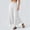 White, variant on Womens High Waist Wide Leg Pants Chiffon Palazzo Loose Fit Flowy Lightweight Long Trousers Casual Fashion Outfits Clothes