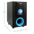thumbnail image 4 of beFree Sound 5.1 Channel Surround Sound Bluetooth Speaker System- Blue, 4 of 6