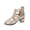Beige#sandal for women 2025, variant on Womens Sandals Fashion Summer Non Slip Chunky Block Heels Sandals Comfortable Cross Ankle Strap Breathable Open Toe Walking Shoes Purple,42