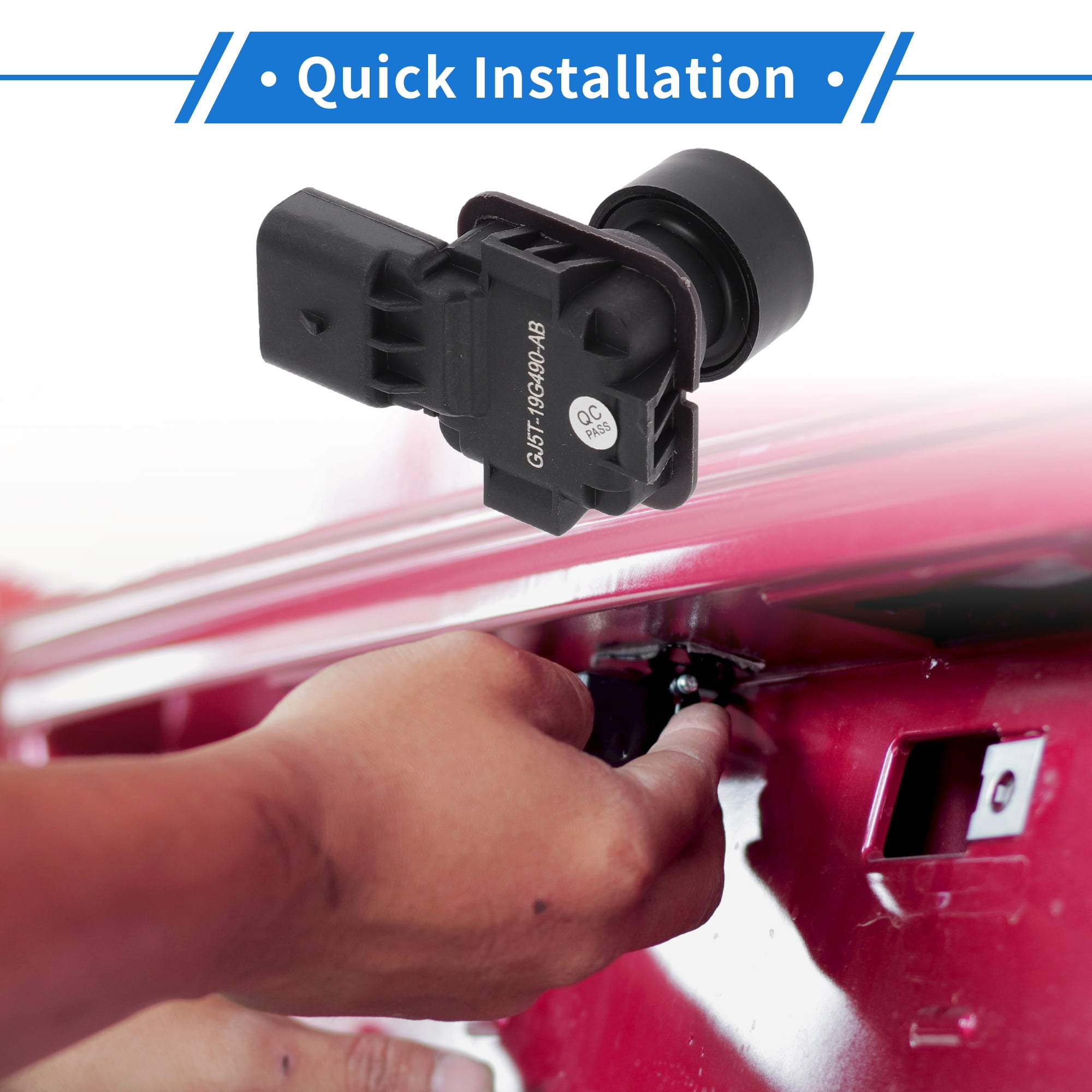 Unique Bargains Rear View Camera for Ford Escape 2014-2016 License Plate Park Assist