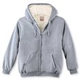 thumbnail image 2 of Collections Etc Ultra Soft Sherpa Lined Zip-Up Hooded Sweatshirt, 2 of 3