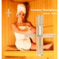 thumbnail image 5 of 15 Minute Wooden Sand Timer for Sauna, Steam Shower, White Sand, with 2 Screws, Compatible with Sauna Accessories, 5 of 5