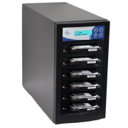 EZ DUPE 1 to 5 SSD HDD Hard Drive Duplicator - 18GB/Min - Standalone Copier and Sanitizer/Eraser for Multiple SATA 3.5 Disk & 2.5 Solid State Drives at copy speed up to 300MB/Sec (H05PROHEB)