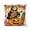 #A02-D, variant on 18" x 18" Linen Summerween Pillow Cover, Double-Sided Frog Ghost Beach Pumpkin Print Throw Pillowcase, Halloween Tropical Decor Cushion Cover for Indoor & Outdoor Use