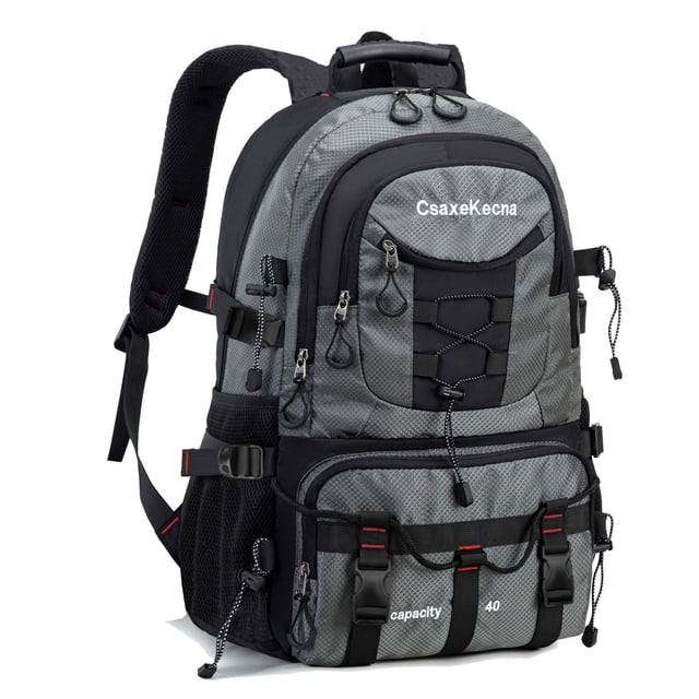 Mochila de viaje impermeable para hombre y mujer, bolsa ligera de 40L para senderismo al aire libre, camping
