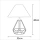 thumbnail image 4 of Lampara De Mesa Luz Ideal, Rubí Negro Pantalla De Tela, 4 of 4