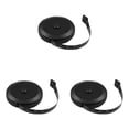 thumbnail image 2 of Fmnung 3 Pack Retractable Tape Measure, 60 Inch Soft Plastic Measuring Tape, Dual Sided Metric and Inch, Portable Auto Shrink Sewing Ruler for Body, Fabric, 2 of 5