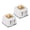 2PCS, variant on Miniature Bread Toaster Simulation Doll House Decoration 1/12 Kitchen Scene Accessory For Kids Creative Pretend Play Game