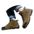 thumbnail image 3 of CAICJ98 Women's Winter Boots Warm Lined Ankle Boots Waterproof Outdoor Hiking Shoes Winter Boots Women (Brown,Size 8), 3 of 9