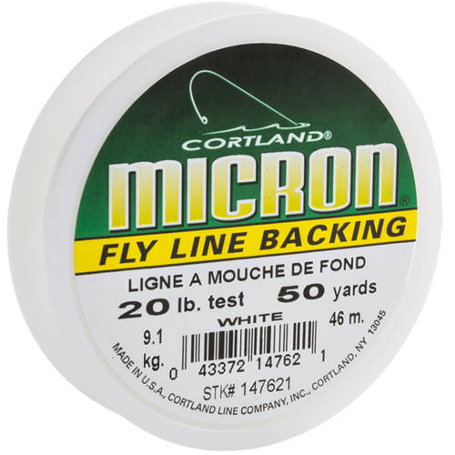 Cortland Fly Line Backing 30lb Micron WHITE GREAT NEW