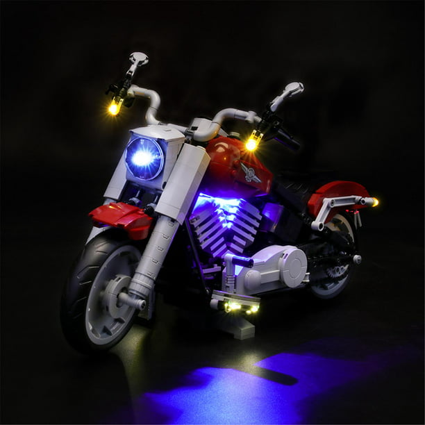 De volgende Rusland Zeeanemoon LIGHTAILING Lighting Kit for Harley Davidson Fatboy Building Blocks Model,  Led Light Set Compatible with Legos 10269 (Not Include the Building Set) -  Walmart.com