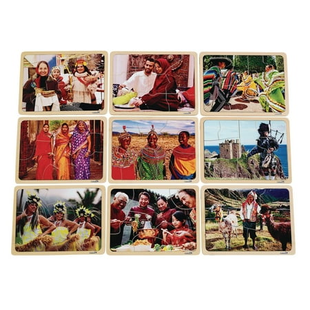 UPC: 0191487028288 | Excellerations Photographic Multi-Cultural World Puzzles – Set of 9 (Item # CULTRPUZ)