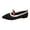 Black, variant on Women's Ballet Flats Breathable Knit Slip On Comfortable Pointy Toe Walking Shoes with Arch Support Insole for Work,Black Size 38