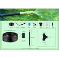 thumbnail image 2 of drip Irrigation kit, Automatic Garden Watering System, Quick Connector and 360-degree Bending Dropper atomizing Copper Nozzle, Garden Plant Lawn Courtyard Watering System. (15 Spray nozzles), 2 of 14