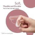thumbnail image 3 of Momcozy Silicone Baby Finger Toothbrush, Soft Training Toothbrush for Infant & Toddler, Oral Cleaner for Teething, 2 Count, 3 of 5