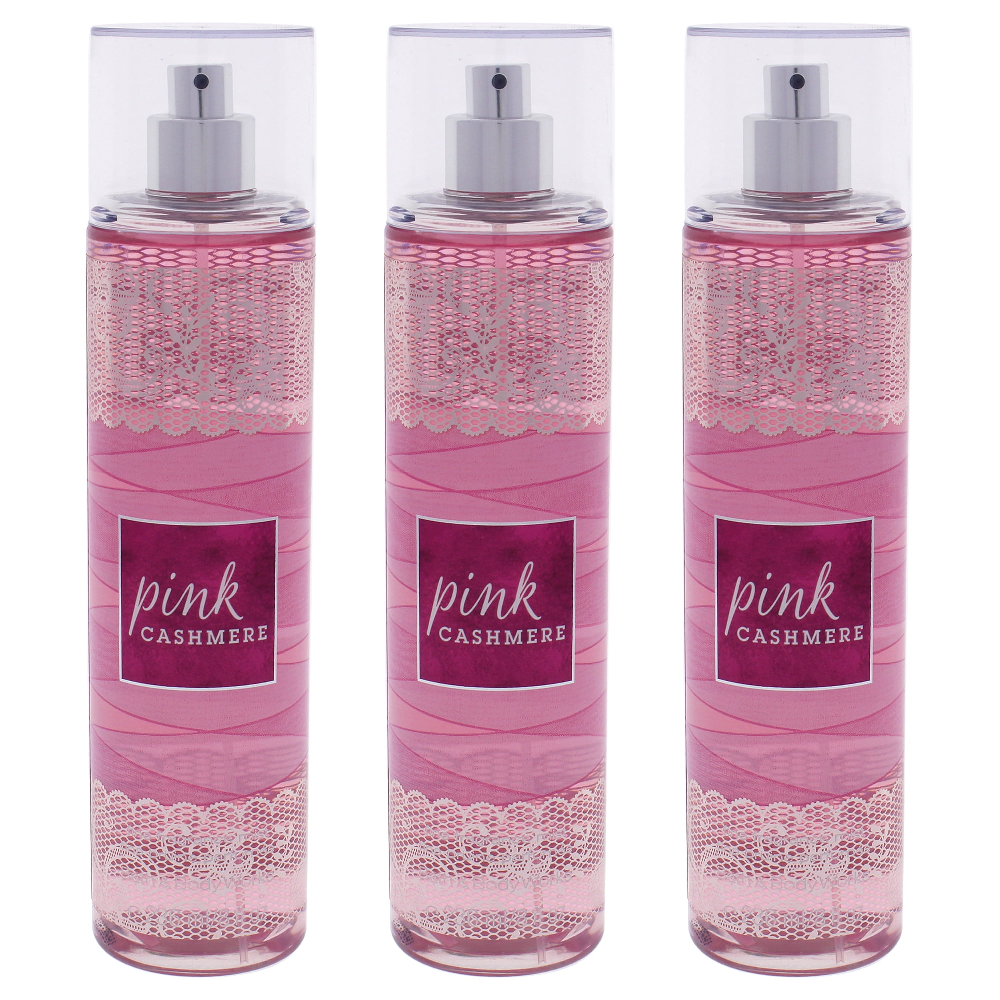 Bath and Body Works Pink Cashmere Pack of 3, Fragrance Mist oz