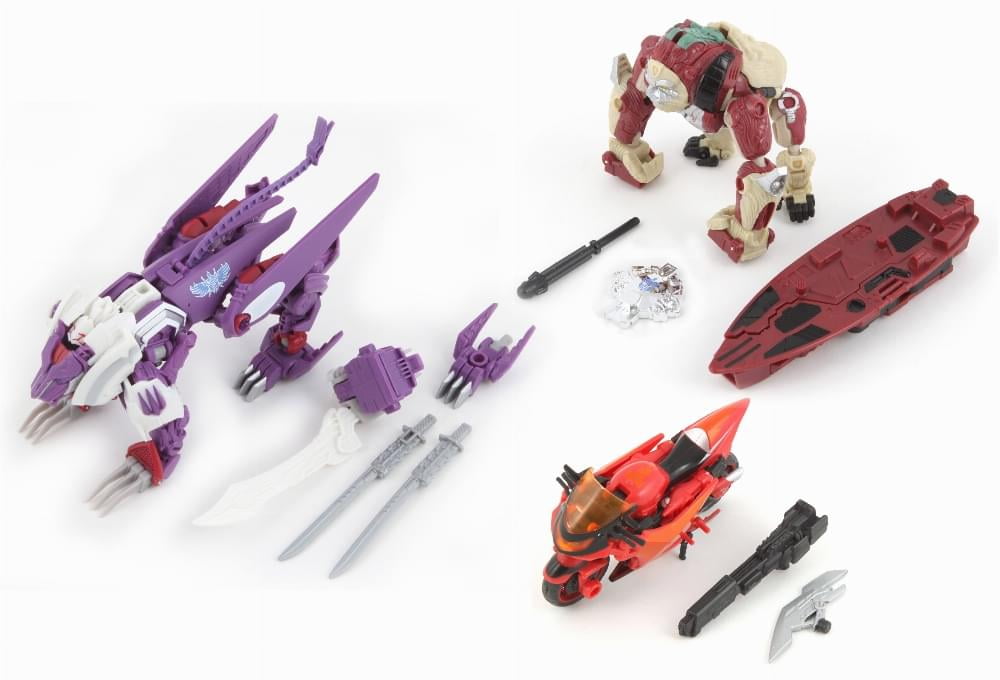 Transformers BotCon 2014 Knight Apelinq Flareup Alpha Trizer Figure Set