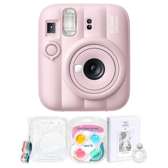 Fujifilm Instax Mini 13 Instant Film, Candy Pink, Camera Accessory Kit