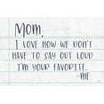 thumbnail image 2 of Lux + Me Designs 14x11 White Modern Wood Framed Museum Art Print Titled - Im Your Favorite, 2 of 4