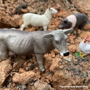 Brown Swiss Cow Farm Figure by Safari Ltd 161529