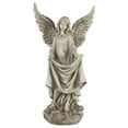 thumbnail image 2 of Northlight 23.25" Standing Religious Angel Outdoor Patio Garden Bird Bath or Feeder Statue - Ivory, 2 of 5