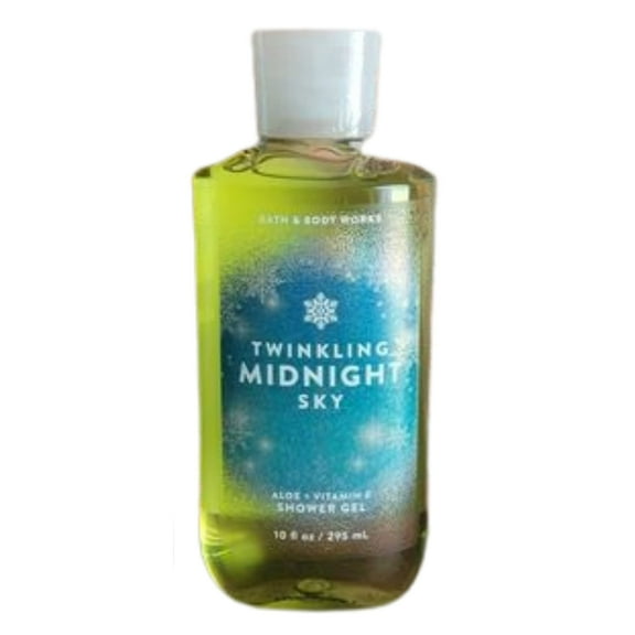 Bath & Body Works Twinkling Midnight Sky Shower Gel, Midnight Flower, 10 fl oz