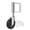 Style:4 inch silver, variant on Portable Sturdy Rubber Gate Wheel 360 Degree Rotation for Farm Fence Garden and Wood Gate Spring Loaded Casters Set
