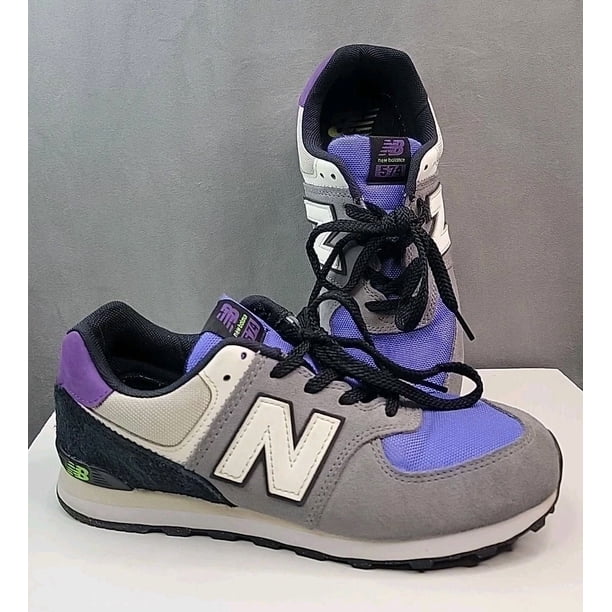 RARE! New Balance 574 GC574CB1 Gray Purple Casual Shoes Sneakers Size Men's Sz 6