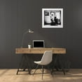 thumbnail image 3 of Potret, Yugie 28x26 White Modern Wood Framed Museum Art Print Titled - Dancing With Loneliness, 3 of 4