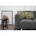 thumbnail image 5 of Ambesonne Leaf Print Throw Pillow Cover Pack of 2, Swirling Branches Ivy, 2 Pcs-40"x40", Pale Brown Hunter Green, 5 of 5