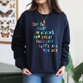 thumbnail image 4 of EcoLoom See The Light In Others Encouraging Positive Message Long Sleeve Unisex Midweight Crewneck Sweatshirt, 4 of 4