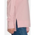 thumbnail image 5 of Time and Tru Women's Tunic Sweatshirt with High-Low Hem, Sizes XS -4X, 5 of 5