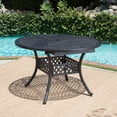 thumbnail image 4 of Christopher Knight Home Stock Island Outdoor Expandable Oval Aluminum Dining Table by, 4 of 5