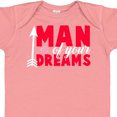 thumbnail image 4 of Inktastic Valentine's Day Man of Your Dreams with a Heart and Arrow Boys or Girls Baby Bodysuit, 4 of 5
