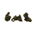 thumbnail image 3 of Dijes Colgantes de Perro Cachorro Soledad Retro Steampunk Bronce 4x50x, 3 of 6